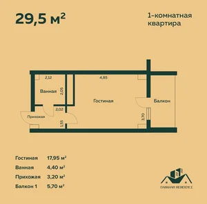 Фото 2 1-комн. квартира в Мирзо-Улугбекском районе