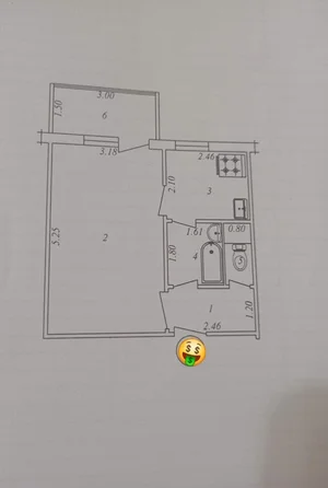 Фото 1 1-комн. квартира в Мирзо-Улугбекском районе