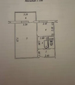 Фото 1 1-комн. квартира в Ялангач