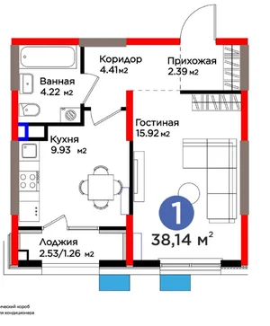 Фото 1 1-комн. квартира в Яшнабадском районе