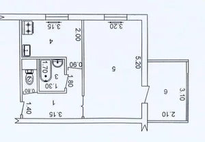 Фото 1 1-комн. квартира в Карасу-1