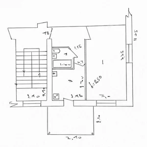 Фото 1 1-комн. квартира в Чилонзарском районе