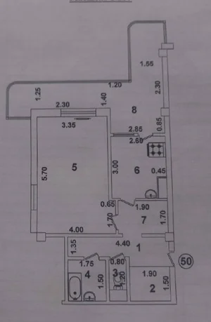 Фото 2 1-комн. квартира в Uchtepa