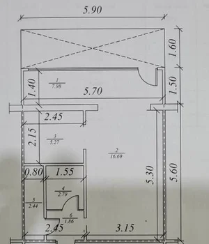 Фото 6 1-комн. квартира в Юнусабад-11 квартал