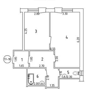 Фото 5 2-комн. квартира в Мирзо Улугбекском районе