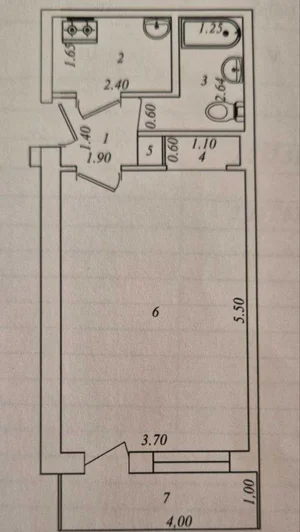 Фото 4 1-комн. квартира в Юнусабад 2-квартал