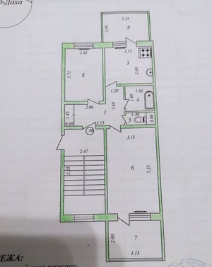 Фото 8 2-комн. квартира в Юнусабад 19-квартал