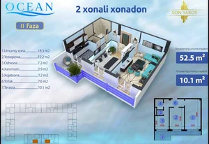 Фото 4 2-комн. квартира в Навастройке Хонсарой Осеан