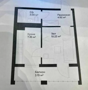 Фото 6 1-комн. квартира в Яшнабадском районе