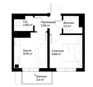 Фото 2 1-комн. квартира в Яшнабадском районе