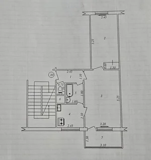 Фото 9 2-комн. квартира в Миразo Улугбекском районе